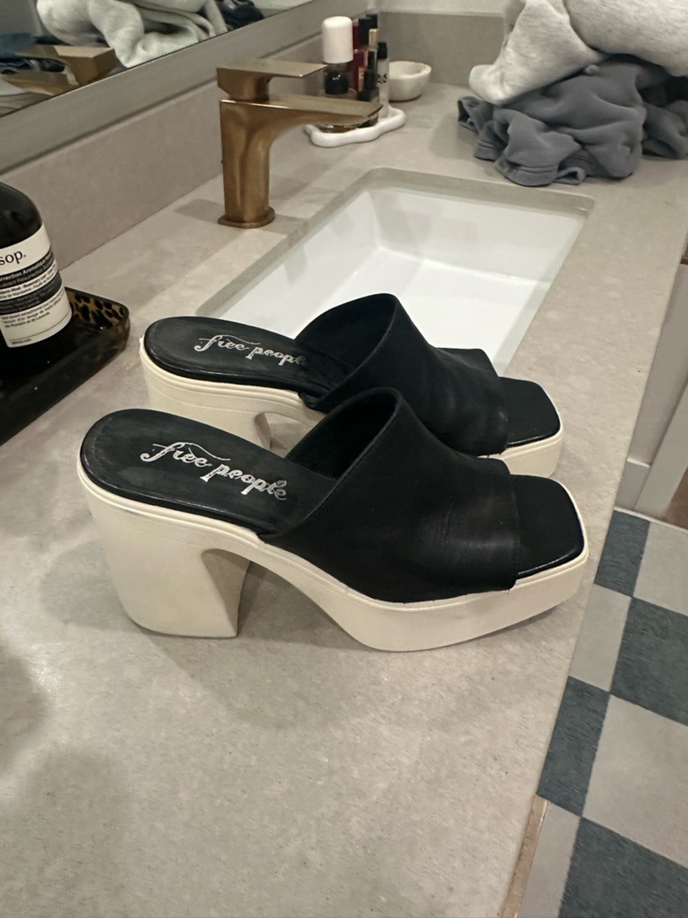 Free People Platform Mules